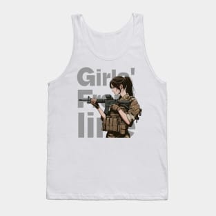 Girls' Frontline Tactical Chic Tee: Where Strength Meets Style Tank Top